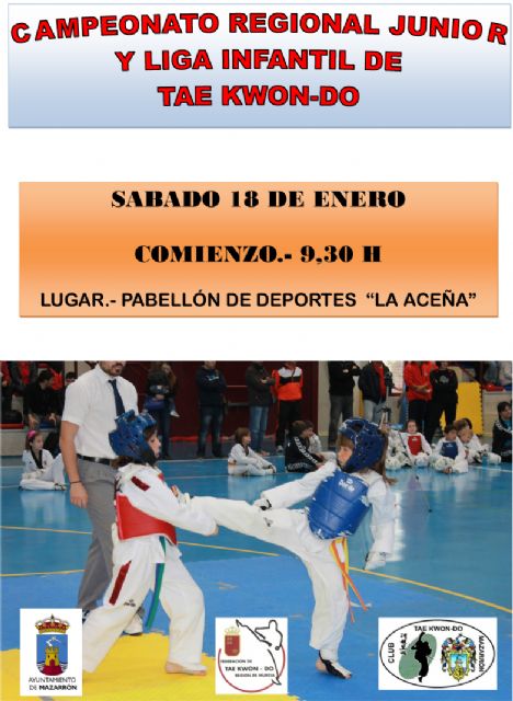 Mazarrón acoge este sábado el campeonato regional junior de Tae Kwon-do