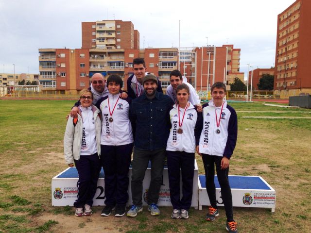 El Club Atletismo Mazarrón sobresale en el 'Criterium regional de lanzamientos' con 7 medallas