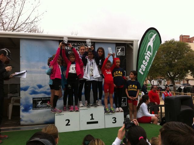 Las ´peques´ del Club Atletismo Mazarrón campeonas regionales de cross benjamín