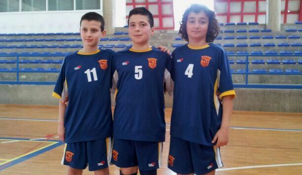 Las mazarroneras Celia Quiñonero y Paula Ballesta en el Campeonato de España de Minibasket