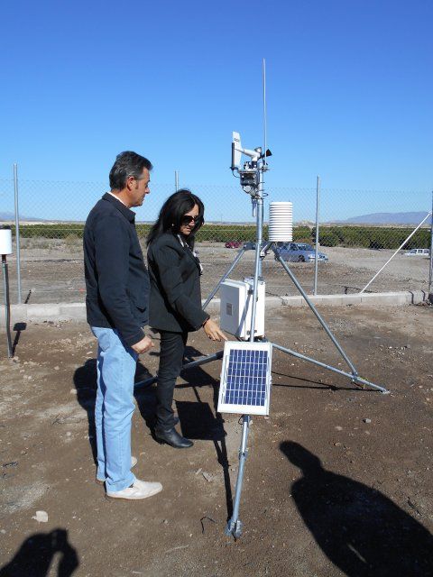 Instalan en Leiva una estación meteorológica para controlar plagas y estudiar la implantación de nuevos cultivos