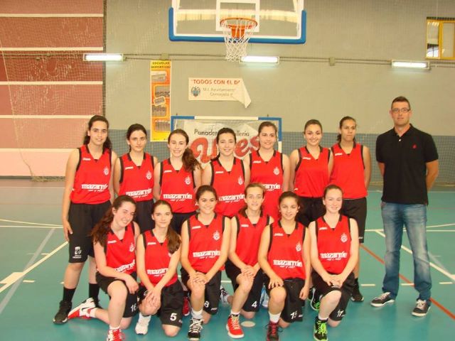 El Bahía Mazarrón basket femenino se proclama campeón regional de cadetes