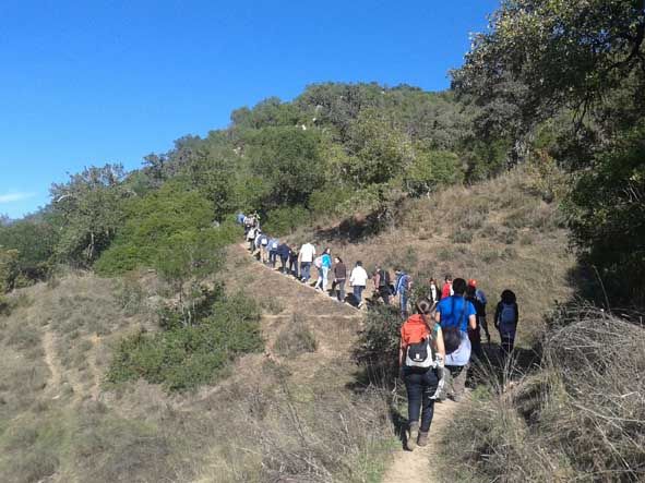 El programa de rutas y visitas guiadas registra una participación cercana a los dos centenares y medio de usuarios