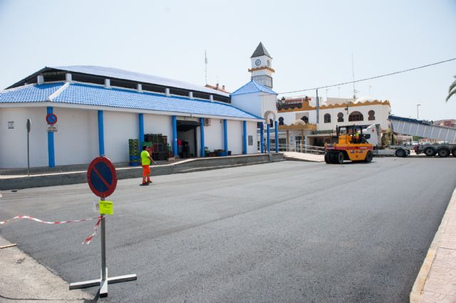 Mejoran la pavimentación del casco urbano de Puerto de Mazarrón