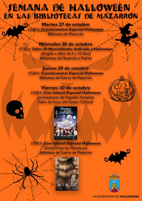 Semana de halloween en las bibliotecas del municipio