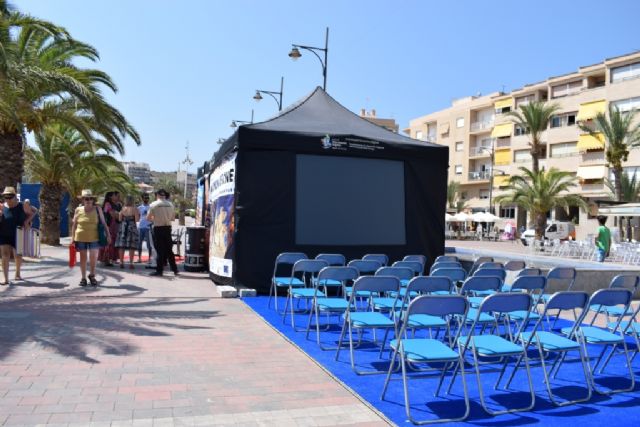 ´Un patrimonio de cine´ regresa al Puerto de Mazarrón con cine de verano sobre arqueología, historia y la ciudad encantada