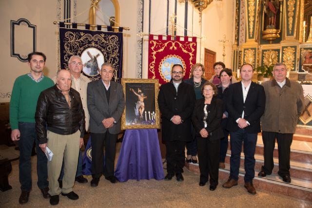 La imagen de Nuestro Padre Jesús en el cartel de la Semana Santa de Mazarrón