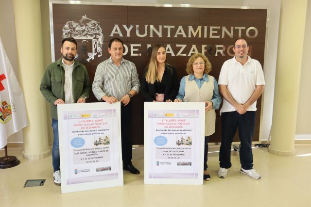 Talleres sobre parentalidad positiva en Mazarrón y Puerto de Mazarrón