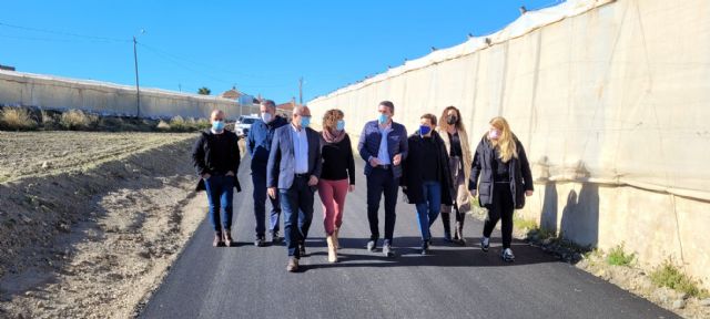 La Comunidad concluye las obras de rehabilitación de caminos rurales en Mazarrón con una inversión de más de 940.000 euros