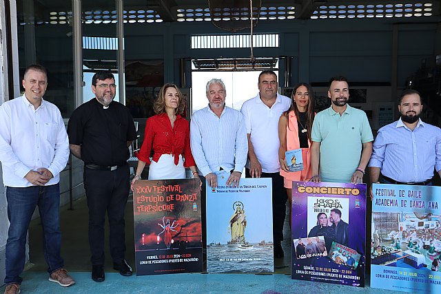 Presentación de las fiestas en honor a la Virgen del Carmen, patrona del Puerto de Mazarrón