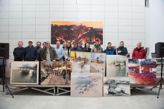 Miguel Sampedro Díaz logra el primer premio en el certamen al aire libre 'Paisajes de Mazarrón'