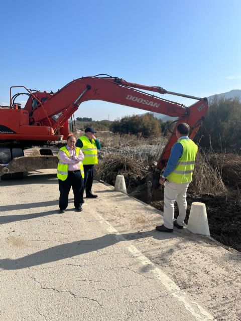 Fomento concluye los trabajos de limpieza de la carretera de Mazarrón afectada por las últimas lluvias