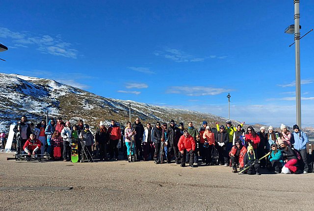 Los jóvenes de Mazarrón de viaje en Sierra Nevada