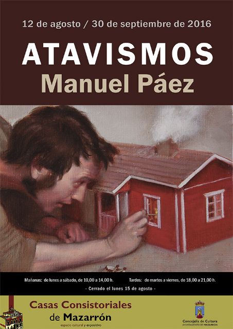 Manuel Páez expondrá en Casas Consistoriales hasta el 30 de septiembre