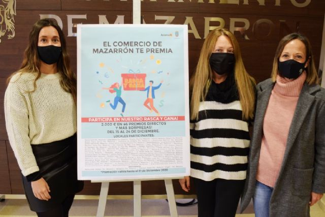 El ´rasca y gana´ de ACOMA llega para fomentar las compras navideñas en el municipio