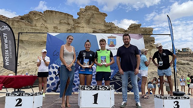 Cristóbal Javier Cáceres y Aitana Martin vencen en la VII Travesía Seaman de Bolnuevo