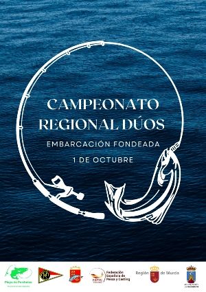 14 parejas competirán en el Campeonato Regional de Pesca con Embarcación Fondeada Dúos