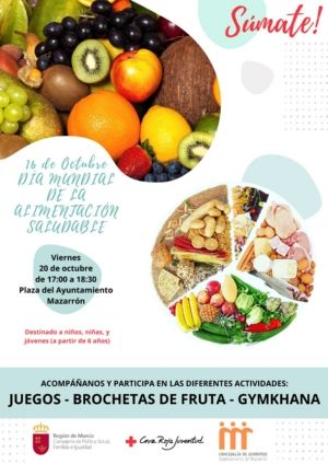 La Concejalía de Juventud celebrará el Día Mundial de la Alimentación Saludable con una tarde de actividades para los más jóvenes