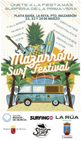 Mazarrón acoge el ´Mazarrón Surf Festival´ este fin de semana en la playa de la Reya