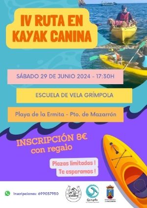 Juan Carlos López, Concejal de Bienestar Animal, Presenta la 'IV Ruta en Kayak Canina'