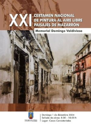 La Concejalía de Cultura abre la convocatoria para el XXI Certamen Nacional de Pintura al Aire Libre 'Paisajes de Mazarrón'