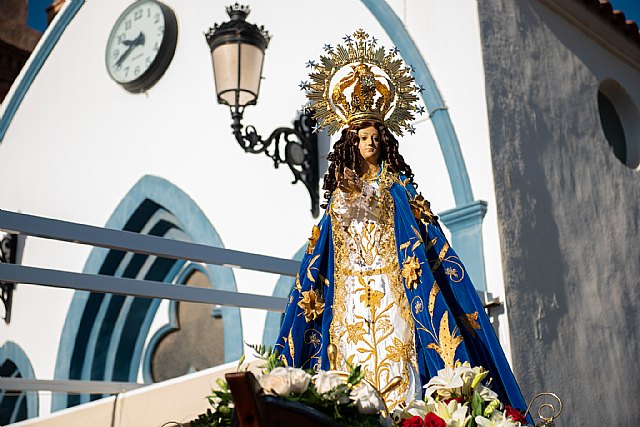 La Purísima Concepción de Bolnuevo es recibida en Mazarrón al inicio de la semana de las Fiestas del Milagro 2018