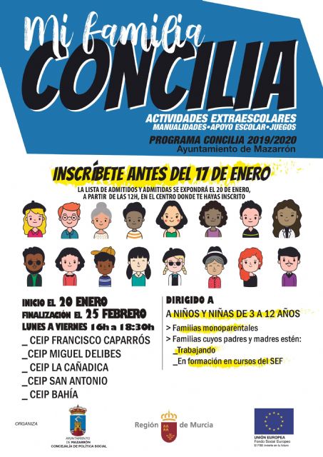 Hasta el 17 de enero se encuentra abierta la inscripción para la campaña 'mi familia concilia'