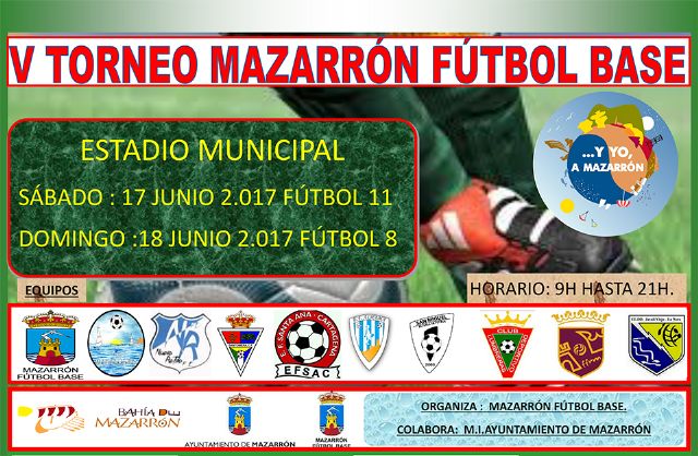 Cerca de 30 equipos compiten este fin de semana en el V torneo de Mazarrón fútbol base