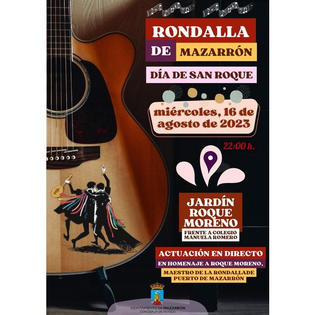 Concierto homenaje a Roque Moreno Guarinos por la Rondalla de Puerto de Mazarrón