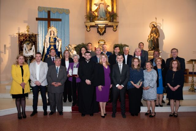 Conchi Aparicio Bernabé pregonó el pasado Viernes de Dolores la Semana Santa de Puerto de Mazarrón