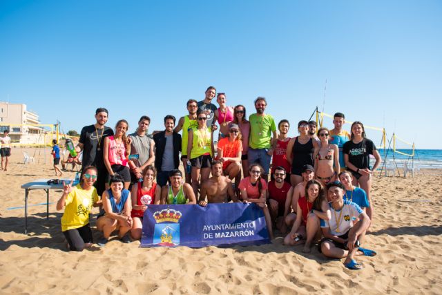 La liga de vóley playa regresa a Mazarrón  con un centenar de participantes