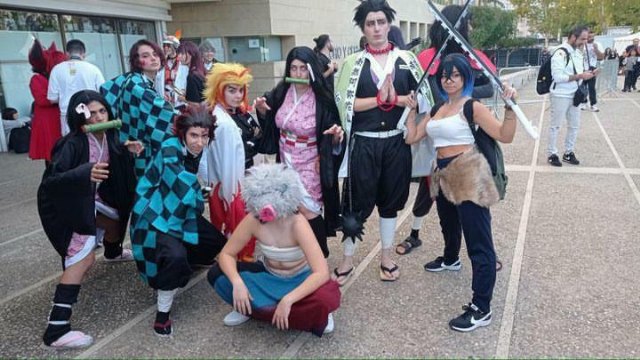 Más de un centenar de jóvenes viajaron al salón del manga y la cultura japonesa de Murcia