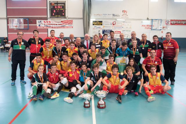 Cataluña vence en la final del Nacional Infantil de Fútbol Sala disputado en Mazarrón