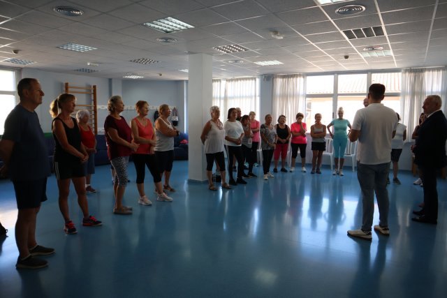 El alcalde Ginés Campillo da la bienvenida a nuestros mayores que retoman sus actividades tras el verano