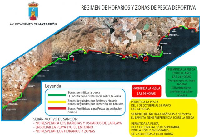 El BOE publica el restablecimiento de la pesca deportiva y de recreo