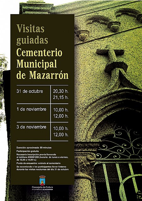 No te pierdas las visitas guiadas al Cementerio Municipal de Mazarrón