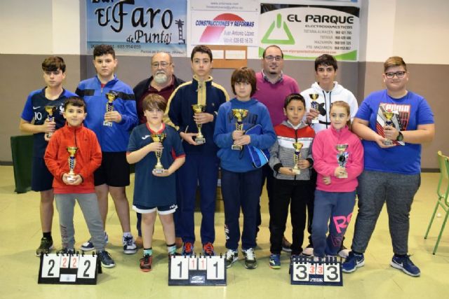 Disputada la jornada de tenis de mesa de Deporte Escolar