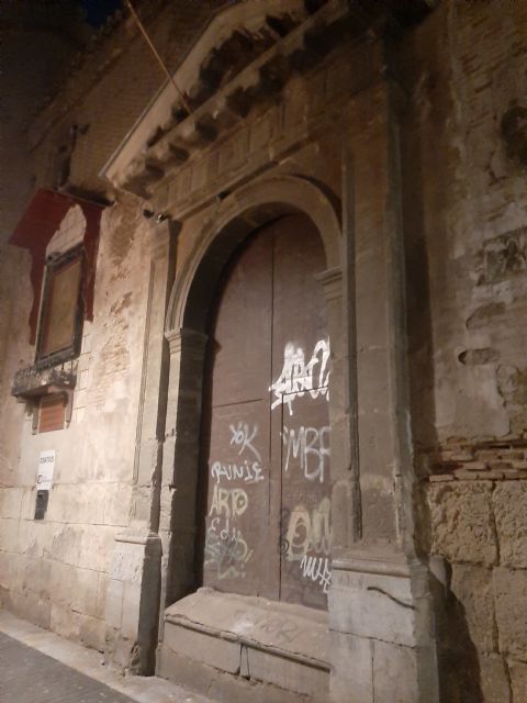 Cultura destina 35.000 euros para la restauración de la fachada lateral de iglesia de San Bartolomé de Murcia