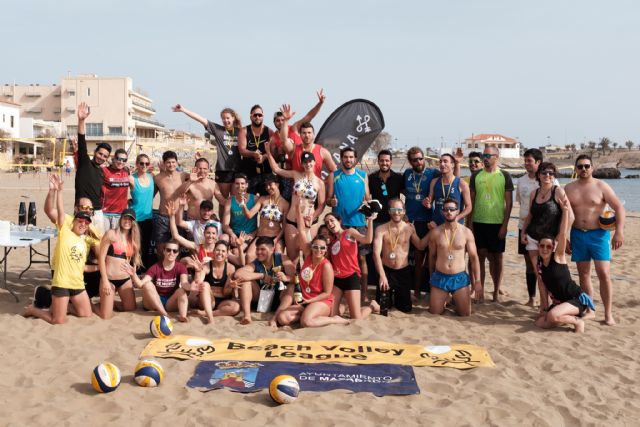 Marta Galera y Danny López campeones de la liga de vóley playa celebrada en Mazarrón