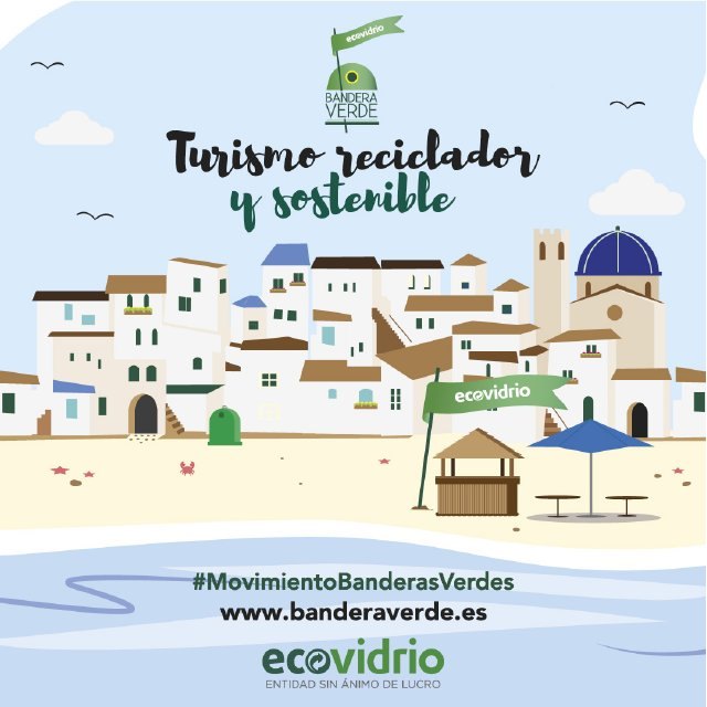 Mazarrón se suma este verano al reto de la Bandera Verde de Ecovidrio