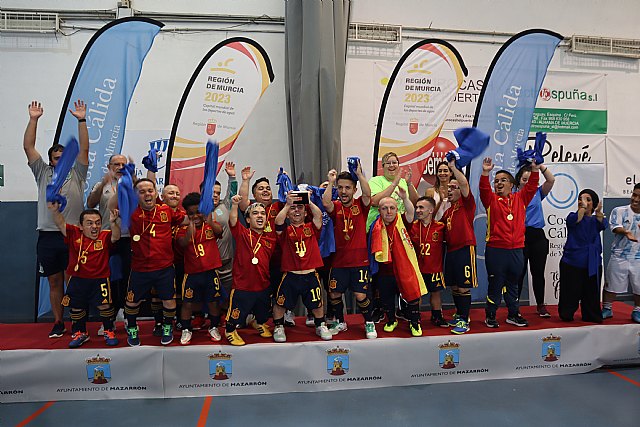 España se convierte en campeona de europa y subcampeona del torneo celebrado en Mazarrón