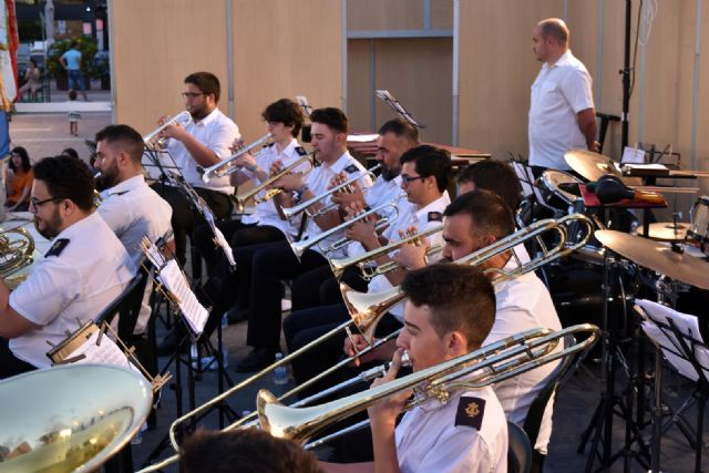 La banda de música de Fuente Álamo protagonizó el segundo concierto de los 'Veranos musicales' 2018