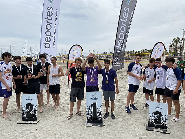 Campeonato regional de voley playa del programa de deporte escolar