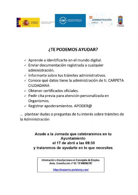 Jornada informativa sobre el acceso a la administración electrónica