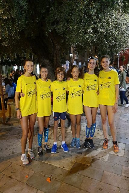 Buena actuación del Club Atletismo Mazarrón en el campeonato regional de milla en ruta