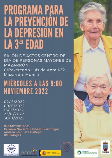 Programa de prevención de la depresión en la tercera edad